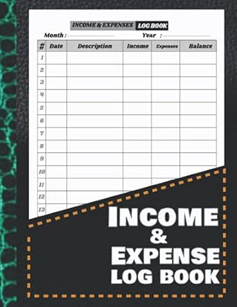 income and expense log book record income and expenses for bookkeeping and small business or personal 120