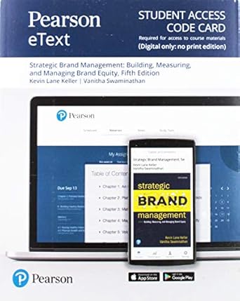strategic brand management building measuring and managing brand equity 1st edition kevin keller ,vanitha