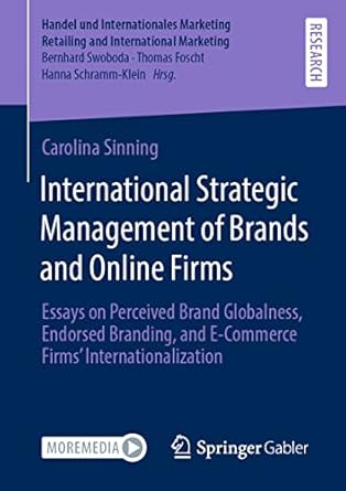 international strategic management of brands and online firms essays on perceived brand globalness endorsed