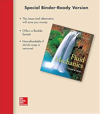 loose leaf for fluid mechanics 1st edition frank white 1259169928, 978-1259169922