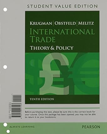 international trade theory and policy student   plus new mylab economics with pearson etext access card