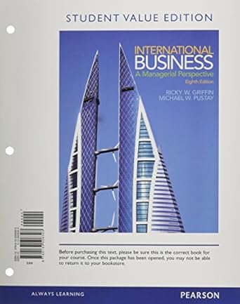 international business a managerial perspective student plus 2014 mylab management with pearson etext