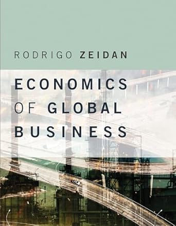 economics of global business 1st edition rodrigo zeidan 0262535629, 978-0262535625