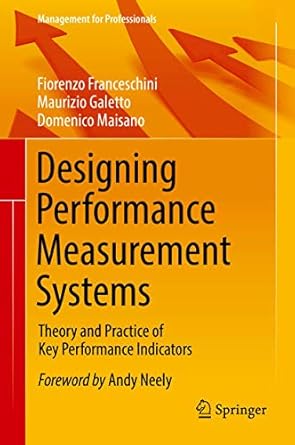 designing performance measurement systems theory and practice of key performance indicators 1st edition