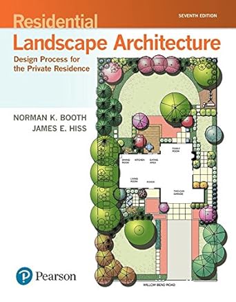 residential landscape architecture design process for the private residence 7th edition norman k booth ,james