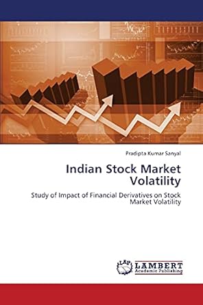 indian stock market volatility study of impact of financial derivatives on stock market volatility 1st