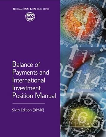 balance of payments manual 6th edition international monetary fund b00jg4w62q