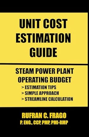 unit cost estimation guide steam power plant operating budget estimation tips simple approach streamline