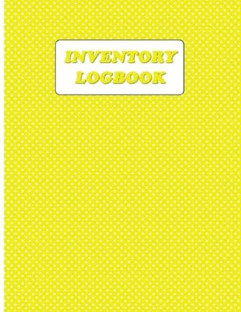inventory logbook simple inventory log book record sheet simple inventory tracker personal management 1st