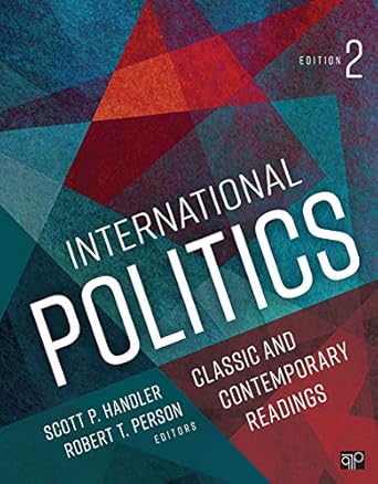 international politics classic and contemporary readings 2nd edition scott p handler ,robert t person