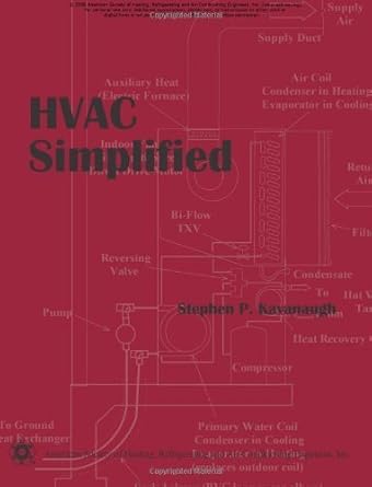 hvac simplified by american society of heating refrigerating and air conditioning engineers 1st edition