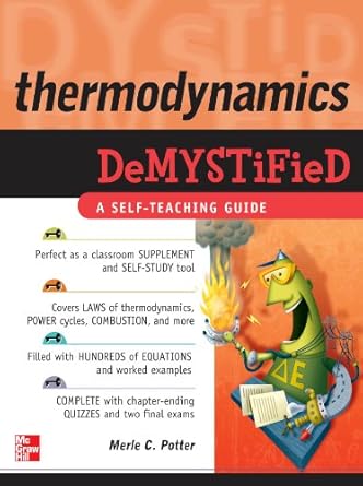 thermodynamics demystified 1st edition merle c potter b002361nnc, 978-0071606004