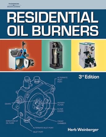 residential oil burners 1st edition herb weinberger b001hd0zrw, 978-1285606903