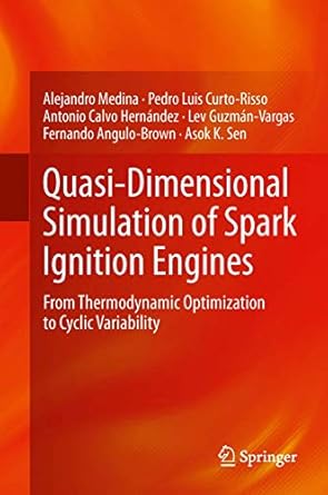 quasi dimensional simulation of spark ignition engines from thermodynamic optimization to cyclic variability