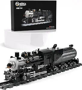 nifeliz cn5700 steam train building kit and engineering toy collectible steam locomotive display set 1 38