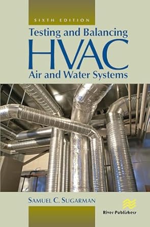 testing and balancing hvac air and water systems 1st edition samuel c sugarman 8770042748, 978-8770042741