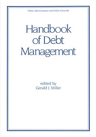handbook of debt management 1st edition gerald j miller b0056b3kpa, 978-1351564649