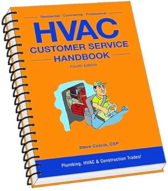 hvac customer service handbook 1st edition steve coscia 0989754081, 978-0989754088