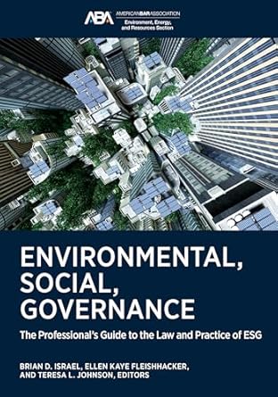 environmental social governance the professionals guide to the law and practice of esg 1st edition brian