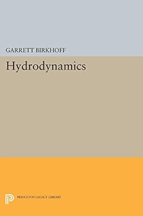 hydrodynamics 1st edition garrett birkhoff 0691625913, 978-0691625911