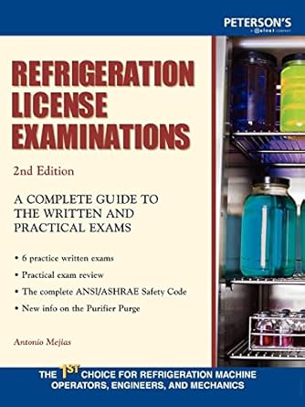 refrigeration license examinations 2nd edition arco 0768910196, 978-0768910193