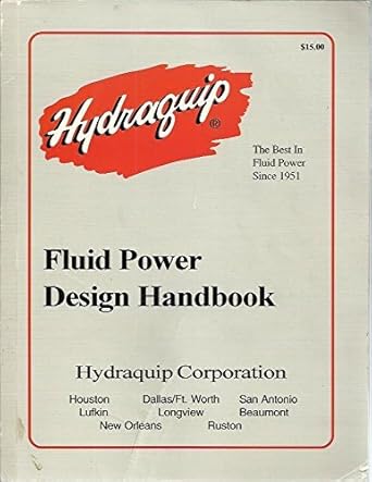 fluid power design handbook 1st edition yeaple frank 0965359905, 978-0965359900