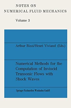 numerical methods for the computation of inviscid transonic flows with shock waves a gamm workshop 1st