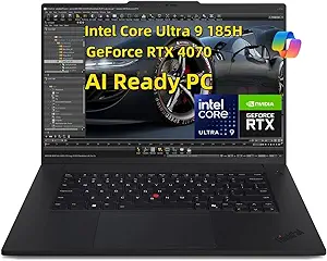 newlenovo thinkpad p1 gen 7 intel mobile workstation ips 165hz 64gb ram 2tb ssd nvidi a rtx 4070 laptop for