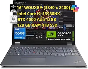 newlenovo thinkpad p16 gen 2 mobile workstation intel core i9 13980hx 24core 128gb ram 4tb ssd rtx 4000 ada