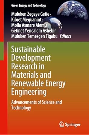 sustainable development research in materials and renewable energy engineering advancements of science and