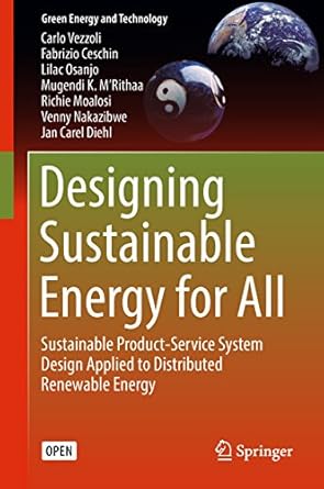 designing sustainable energy for all sustainable product service system design applied to distributed