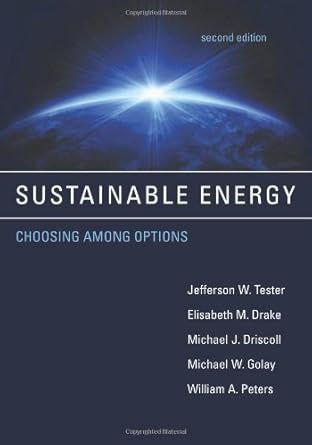 sustainable energy choosing among options   by tester jefferson w drake elisabeth m driscoll michael 2nd