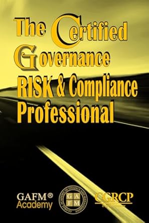 the certified governance risk and compliance professional 1st edition dr zulk shamsuddin b0dpv3rhq6,