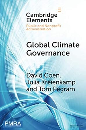global climate governance 1st edition david coen 1108972896, 978-1108972895