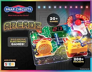 snap circuits arcade electronics exploration kit stem activities for ages 8+ full color project manual 1st