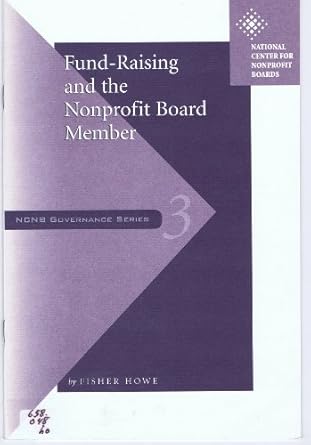 fund raising and the nonprofit board member 1st edition p dalsimer 0925299022, 978-0925299024