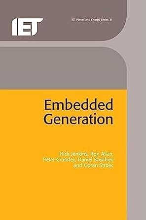embedded generation 1st edition nick jenkins ,ron allan ,peter crossley ,daniel kirschen ,goran strbac