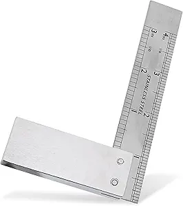 dct engineer precision woodworking set steel square 4 inch square 1st edition deadwood crafted tools