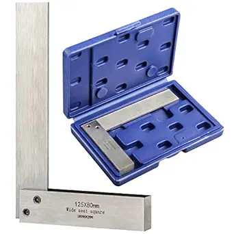 machinist square precision engineer wide seat square 90 right angle ground hardened steel angle ruler 5 x 3 2