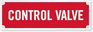smartsign se 5012 ere ref 2x6 control valve tag 2 x 6 engineer grade reflective white on red 1st edition