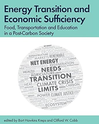 energy transition and economic sufficiency food transportation and education in a post carbon society 1st