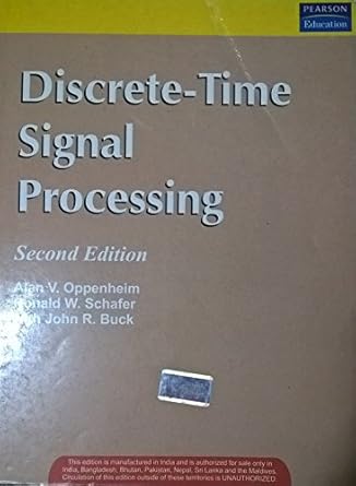 discrete time signal processing 2nd 2nd edition oppenheim 8131704920, 978-8131704929
