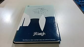 applied control theory 1st edition james r leigh 0906048729, 978-0906048726