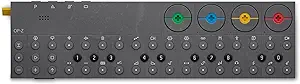 teenage engineering op z portable sequencer synthesizer drum machine and visual controller with built in