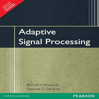 adaptive signal processing 1st edition widrow b0cr1x4rlk