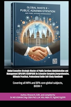 global executive strategic master of public services administration and management mpa/bpa gesmpsam an