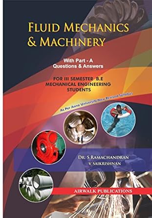 fluid mechanics and machinery 3rd edition ramachandran s ,saikrishnan v b01nbt036u