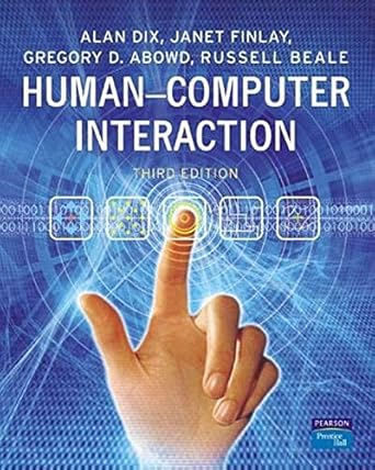 human computer interaction 1st edition alan dix ,janet e finlay ,gregory d abowd ,russell beale 0130461091,