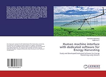human machine interface with dedicated software for energy harvesting study and developed dedicated software