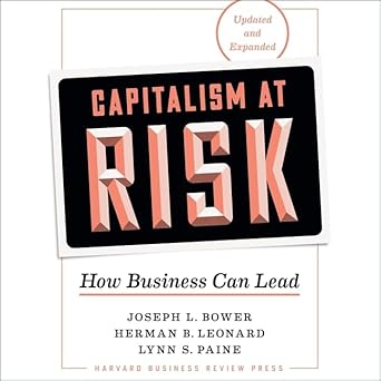 capitalism at risk updated and expanded lib/e how business can lead 1st edition joseph l bower ,herman b